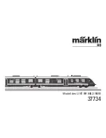 marklin 37734 Instruction Manual предпросмотр