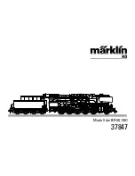 marklin 37847 Instruction Manual предпросмотр