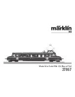 Preview for 1 page of marklin 37867 User Manual