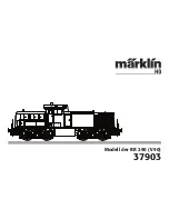 Preview for 1 page of marklin 37903 User Manual