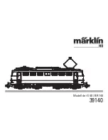 marklin 39140 User Manual предпросмотр