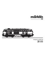 Предварительный просмотр 1 страницы marklin 39189 User Manual