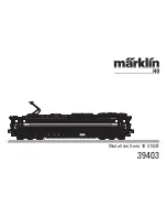 marklin 39403 Instruction Manual preview