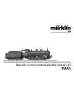 Предварительный просмотр 1 страницы marklin 39550 User Manual