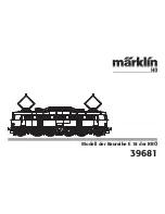 marklin 39681 User Manual preview