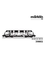 Предварительный просмотр 1 страницы marklin 39801 Instruction Manual