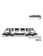 marklin 39804 User Manual preview