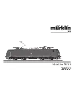 Preview for 1 page of marklin 39860 Instruction Manual