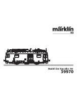 marklin 39970 Instruction Manual preview