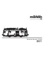 marklin 39971 User Manual предпросмотр