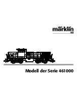 Предварительный просмотр 1 страницы marklin 416000 series Instruction Manual