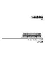 Предварительный просмотр 1 страницы marklin 41987 User Manual