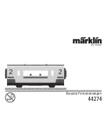 marklin 44274 User Manual preview