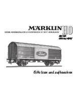 marklin 48159 Instruction Manual preview