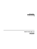 marklin 54293 User Manual preview