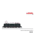 Preview for 1 page of marklin 55181 User Manual