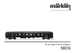 marklin 58016 User Manual preview