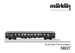 marklin 58027 User Manual preview