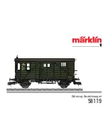 Preview for 1 page of marklin 58119 User Manual