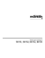 Предварительный просмотр 1 страницы marklin 58151 User Manual