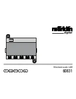 marklin 60831 User Manual предпросмотр