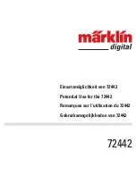 marklin 72442 User Manual preview