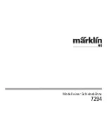 marklin 7294 User Manual предпросмотр