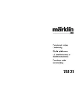 marklin 74121 User Manual preview