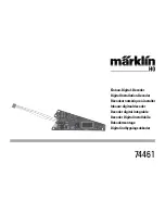 Preview for 1 page of marklin 74461 User Manual