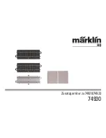 Предварительный просмотр 1 страницы marklin 74930 Instruction Manual