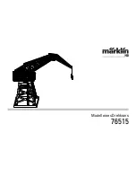 marklin 76515 Instruction Manual preview