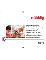 Preview for 1 page of marklin 78070 User Manual