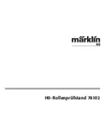 marklin 78102 Instruction Manual preview