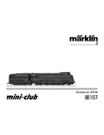 marklin 88107 User Manual preview