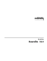 marklin Baureihe 18.4 User Manual предпросмотр