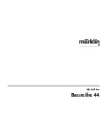 marklin baureihe 44 User Manual preview