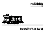 marklin baureihe V 36 User Manual предпросмотр