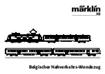 marklin belgischer nahverkehrs-wendezug Instruction Manual preview