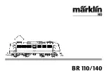 marklin BR 110 User Manual preview