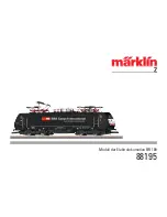 Preview for 1 page of marklin BR 189 Manual