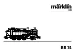 marklin BR 74 User Manual предпросмотр