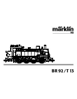 Preview for 1 page of marklin BR 92 User Manual