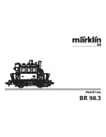 Preview for 1 page of marklin BR 98.3 User Manual