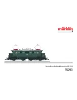 marklin BR E 44 Manual preview