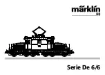 marklin DE 6/6 Instruction Manual preview