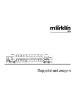 marklin Doppelstockwagen User Manual preview