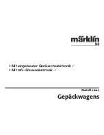 marklin Gepäckwagens User Manual предпросмотр