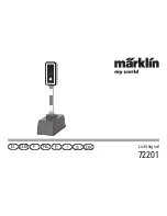 Preview for 1 page of marklin my world 72201 User Manual