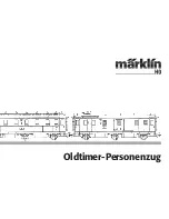 marklin Oldtimer-Personenzug User Manual preview