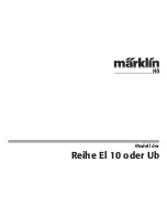 marklin reihe el 10 User Manual предпросмотр